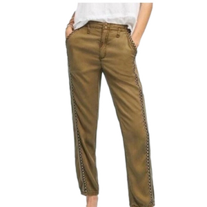 Anthropologie Brown Track Pants